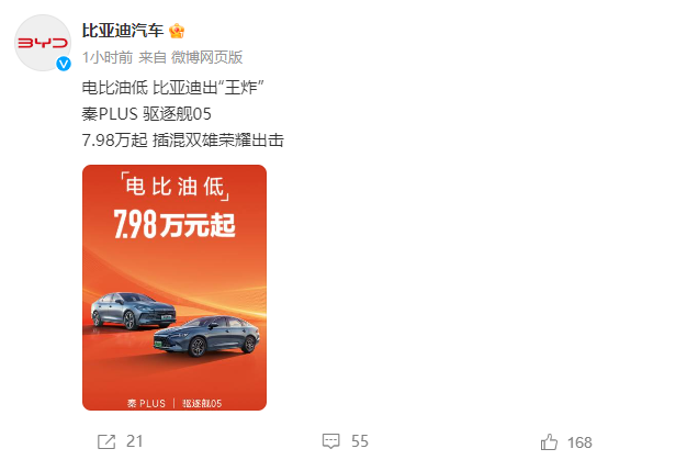 比亞迪打響龍年車市價格戰第一槍