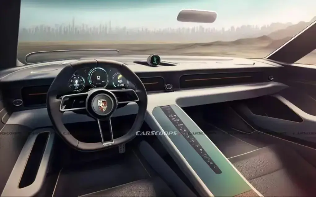 保時捷大型SUV偽裝車曝光,新內飾很搶眼,頂替卡宴?