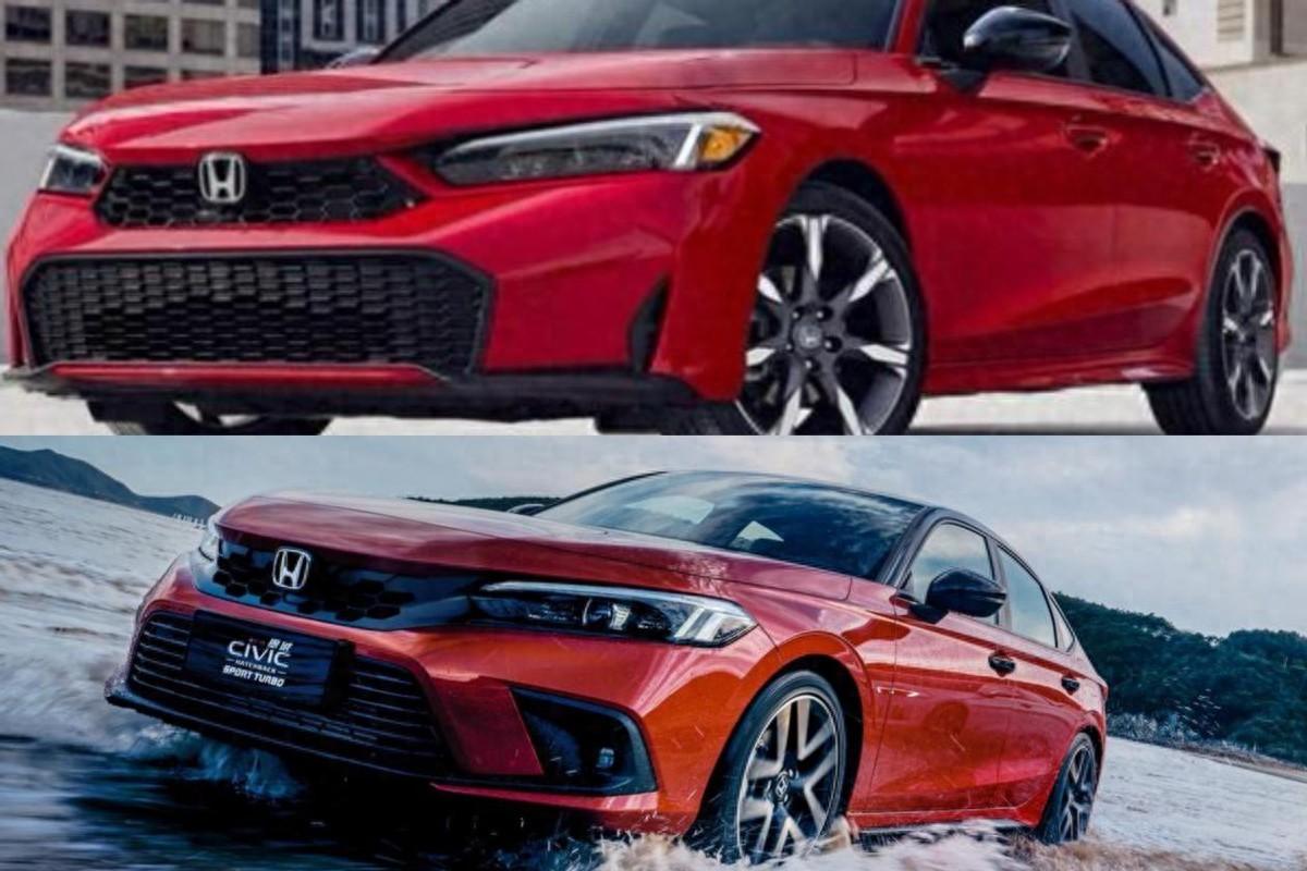 新款思域實車曝光,外觀與雅閣相似,提供2.0L和混動兩種動力