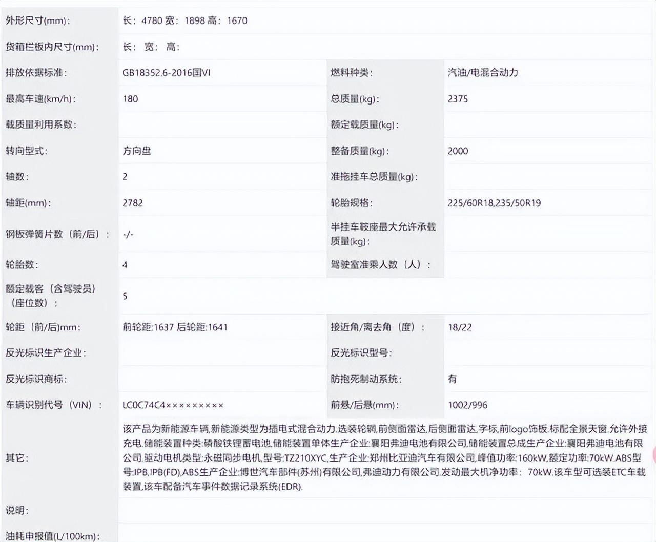 最省油SUV?車長近4米8,比亞迪加持,續航超2000km,就等價格了