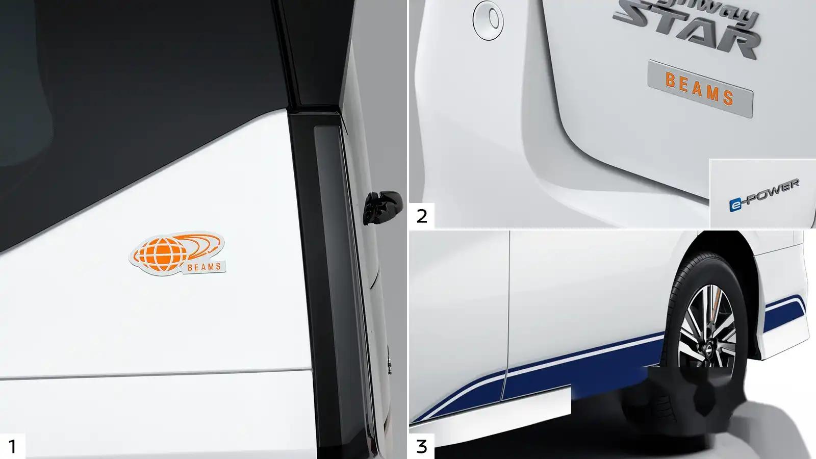 日產(chǎn)發(fā)布6款Beams特別版車型官圖,潮牌設計風格