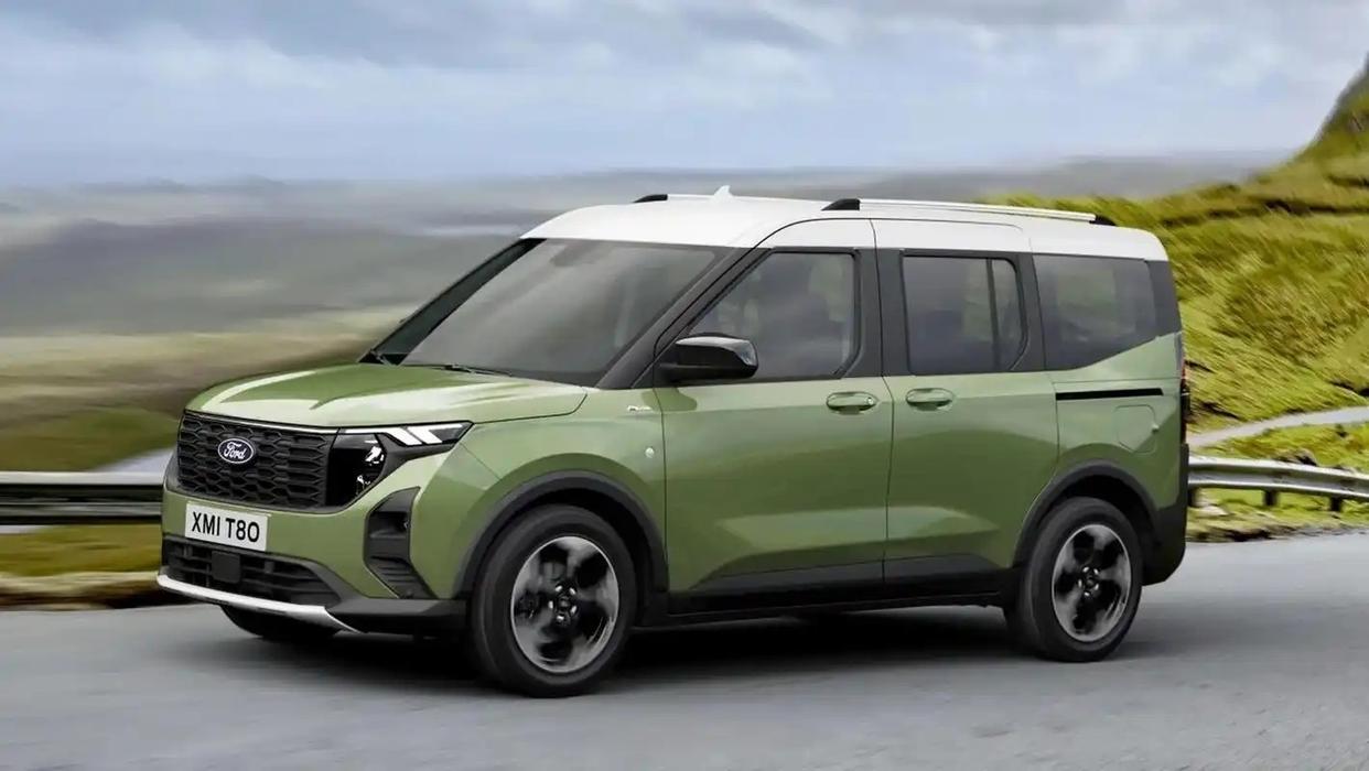 福特TourneoCourier:方正MPV+側滑門,車長4337mm,5座雙動力